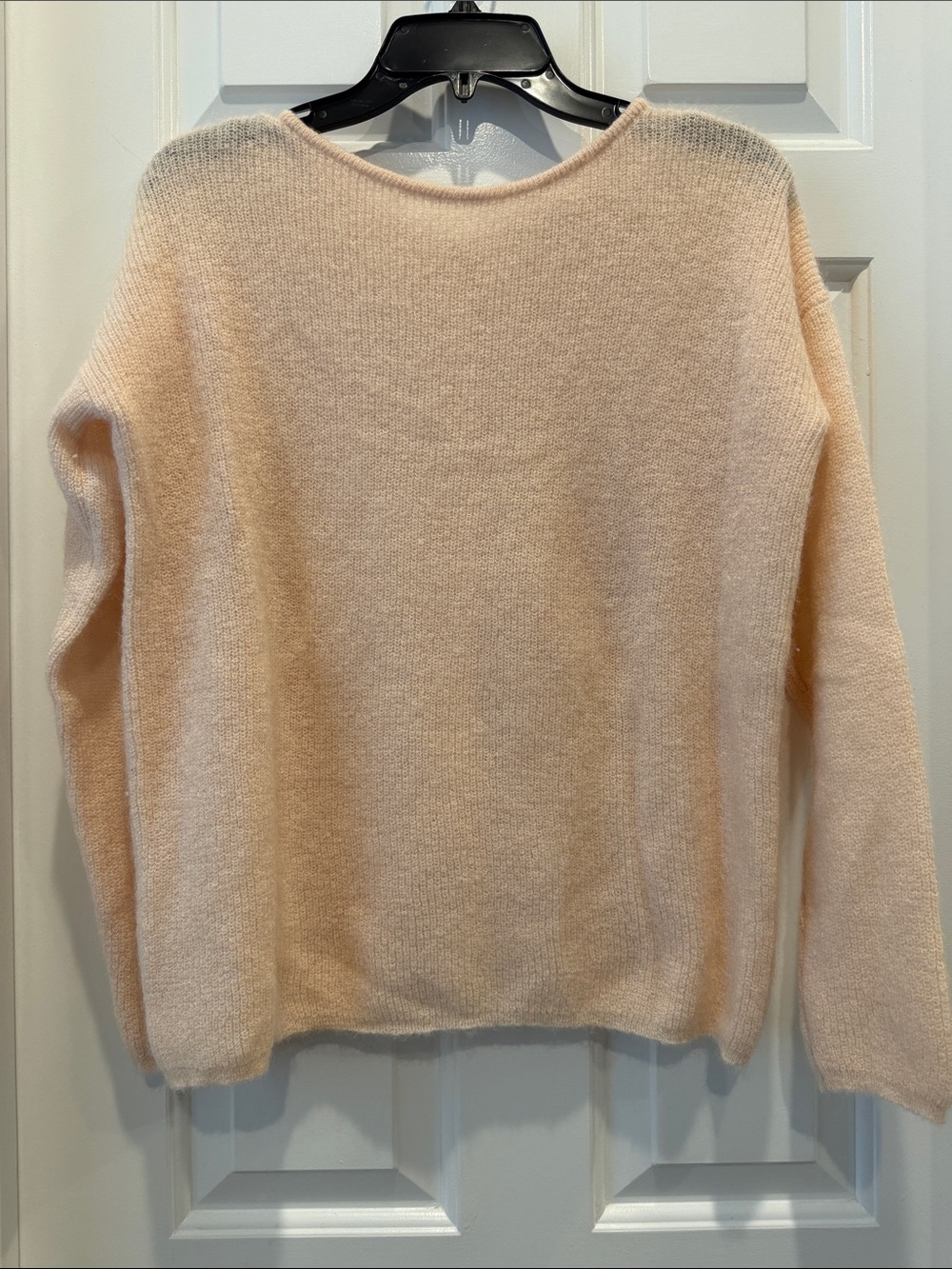 Sézane Gaspard Cardigan Light Pink Blush Pearl Button Sweater S - Picture 3 of 6